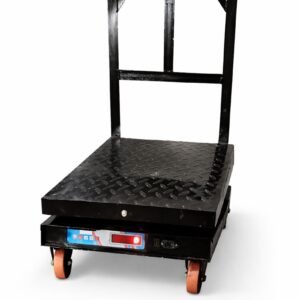 movable platform weighing scale on wheels